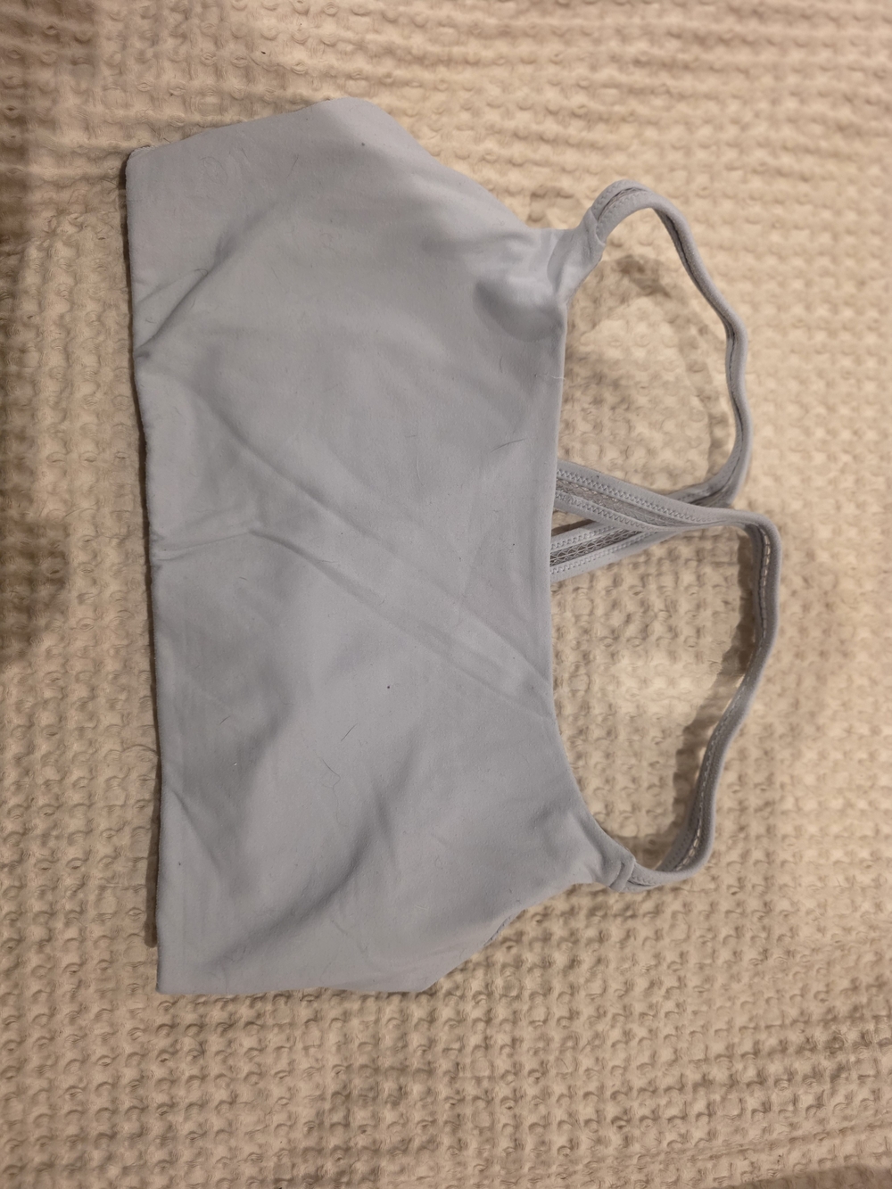 Athleta Pale Blue Double-Strap Sports Bralette
